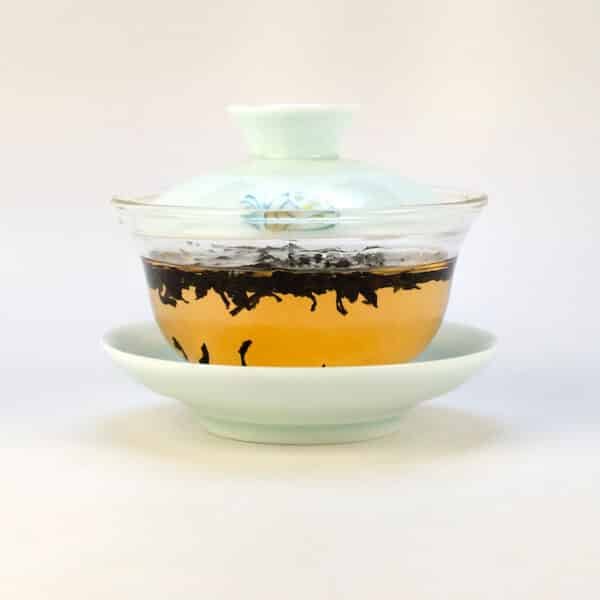 Jingdezhen Glass and Porcelain Hand-Painted Gaiwan