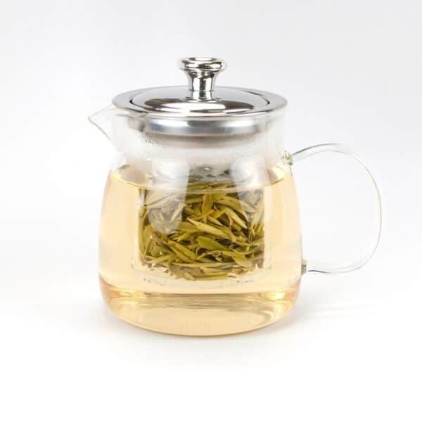 Small Glass Teapot with Glass Strainer