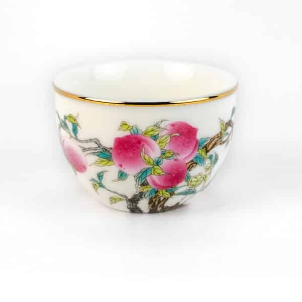 Jingdezhen Longevity Peach Porcelain Teacup