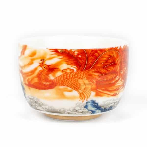 Jingdezhen Hand-Painted Phoenix Porcelain Teacup