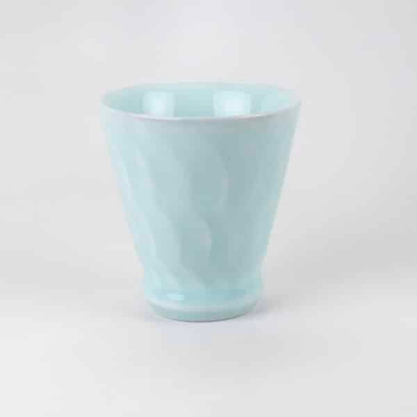 Longquan Kiln Water Waves Celadon Teacup