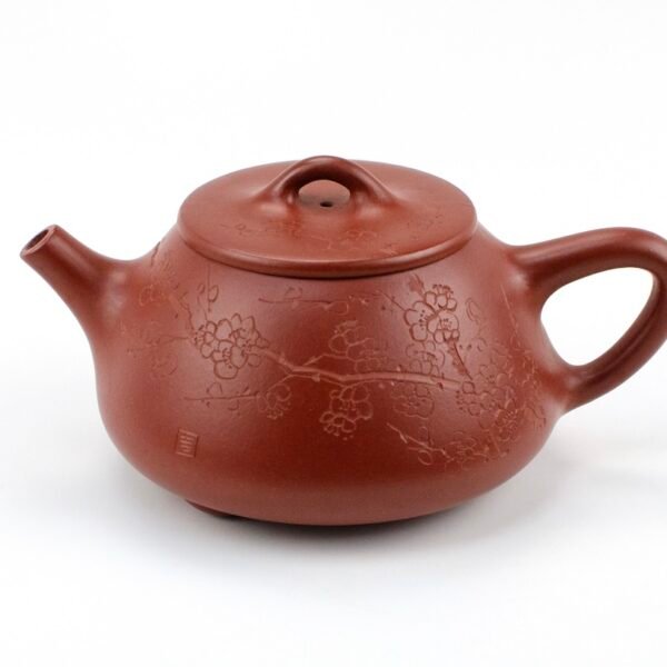 Plum Blossom Stone Scoop Da Hong Pao Yixing Teapot