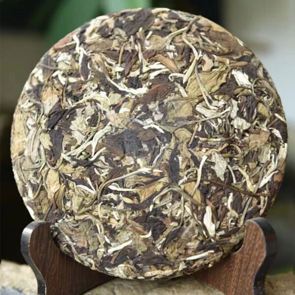 2018 Aged Yunnan White Tea Cake – Ancient Tree Moonlight White, Raw Mountain White Tea